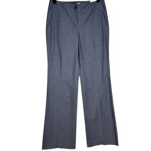 Ann Taylor LOFT Kate Classic Stretch Flare Leg Dress Pants Size 6T Tall Blue NWT